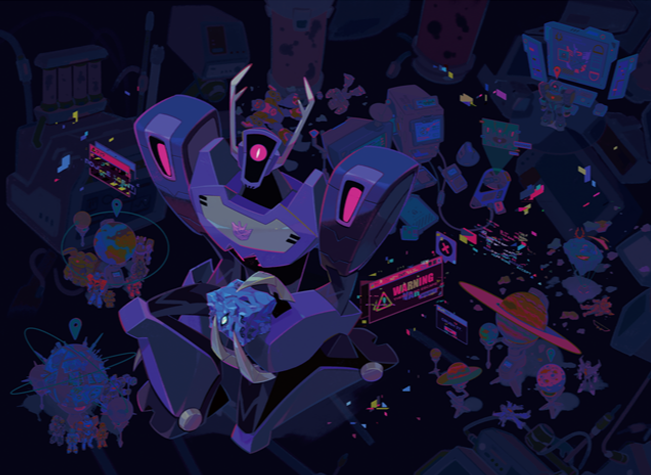 ShockBlurr Spies Traces PET Poster