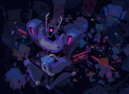 ShockBlurr Spies Traces PET Poster