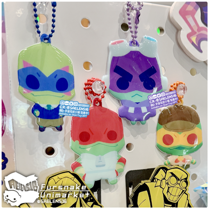 ROTTMNT Puffy PVC Keychain