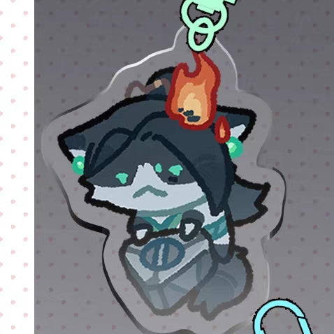 Val Wounded Agent Kittens Mini Acrylic Charms