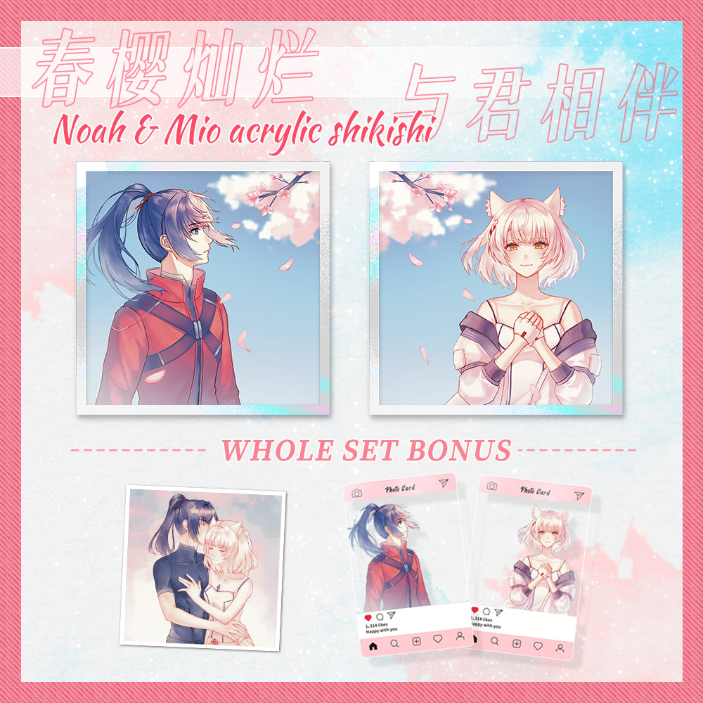 [Pre-sale]Xenoblade Chronicles 3 Noah&Mio acrylic shikishi