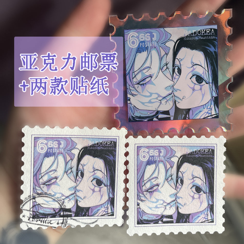 Hisoka Illumi Acrylic Stamp