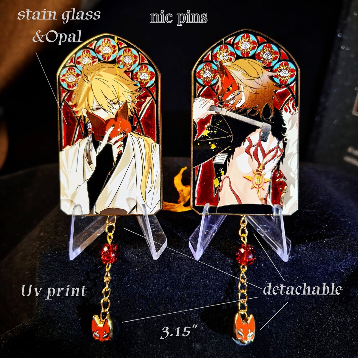 [In-stock]HSR Phaidei Metal Pins Ready to Ship