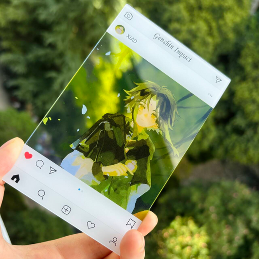 [In stock] Serene Spring Acrylic Card