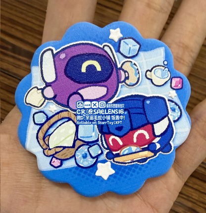 Wavewave Picnic Time! Wooden Relief Magnet