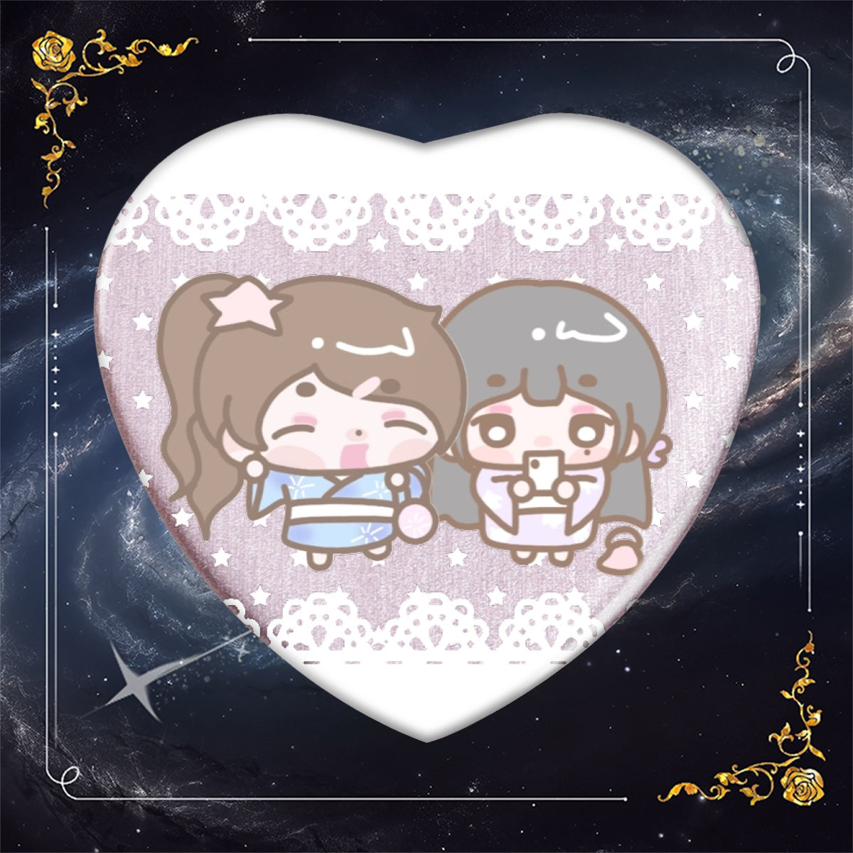 [Pre-order]ILLIT MOKA&IROHA 10cm Kimono plushies