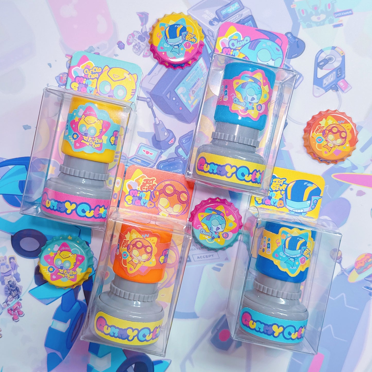 Animated Stamp Bumblebee Blurr Jetfire Jetstorm