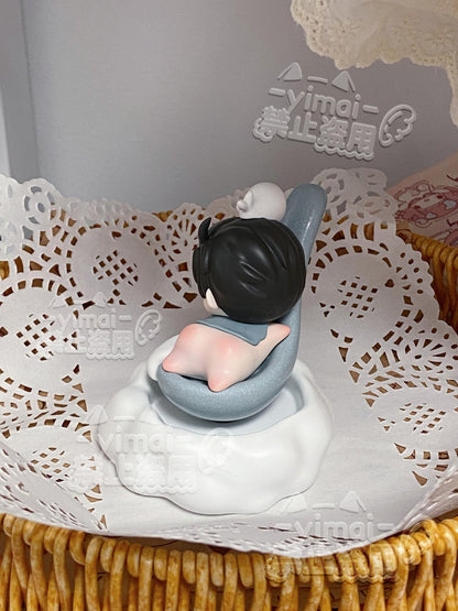 [Pre-order] Rotatable Glutinous Rice Ball Lying Chibi Figure