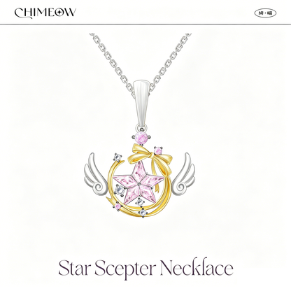 [Pre-order] Chimeow Original Scepter Necklace – 925 Silver with Gold Plating