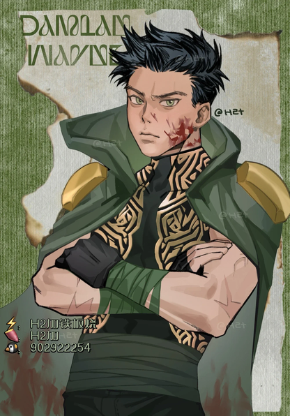 [Pre-order] Damian Wayne Dress-Up Standee Set