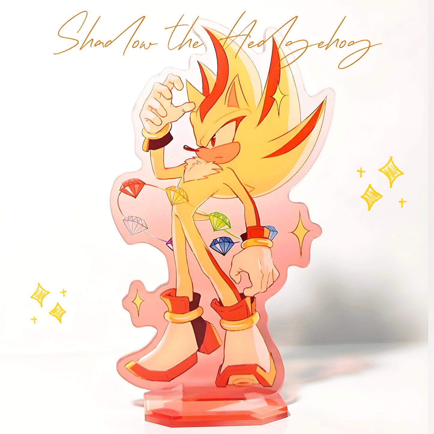 [In-stock] Sonic the Hedgehog Acrylic Standee & Holographic Card
