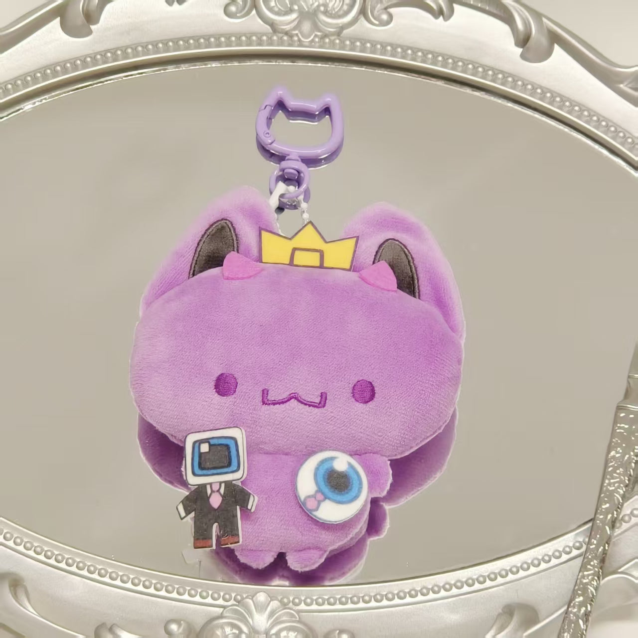 [Pre-order]Magnetic Egg Cookie & Purple Cookie  Plushie Acrylic