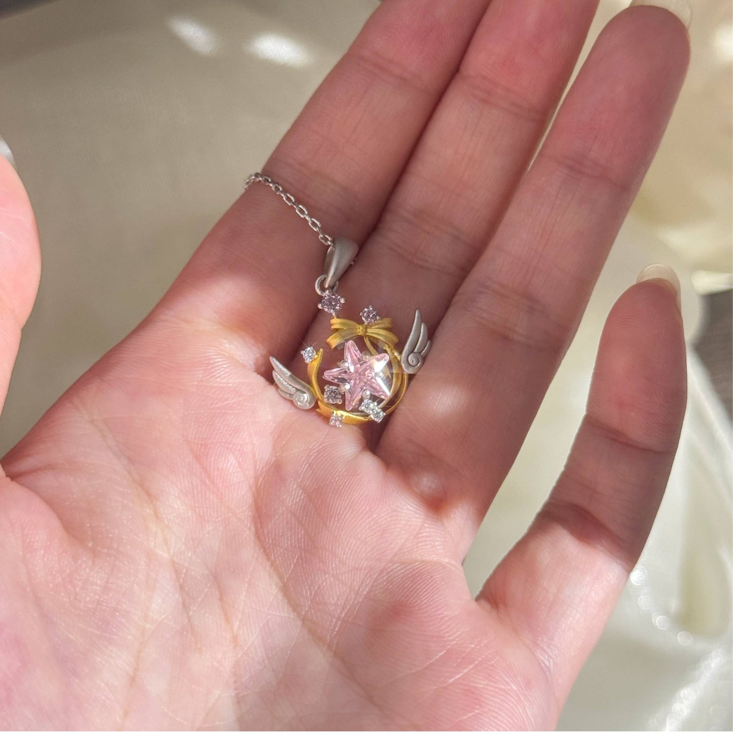 [Pre-order] Chimeow Original Scepter Necklace – 925 Silver with Gold Plating