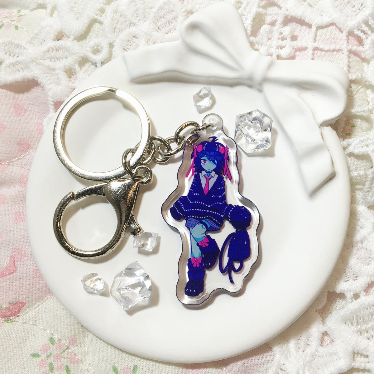[Pre-order] Kris And Ralsei Keychains