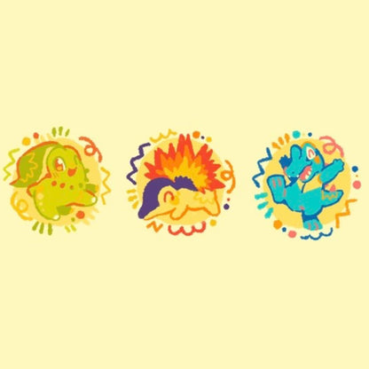 [In Stock] All-Generation Starter Button Badges
