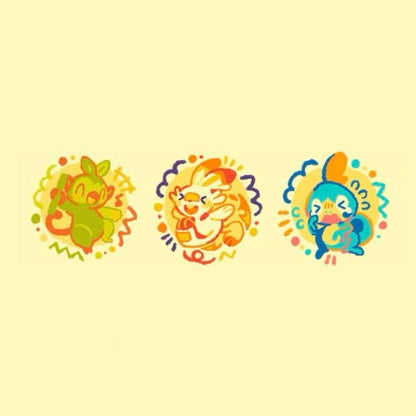 [In Stock] All-Generation Starter Button Badges