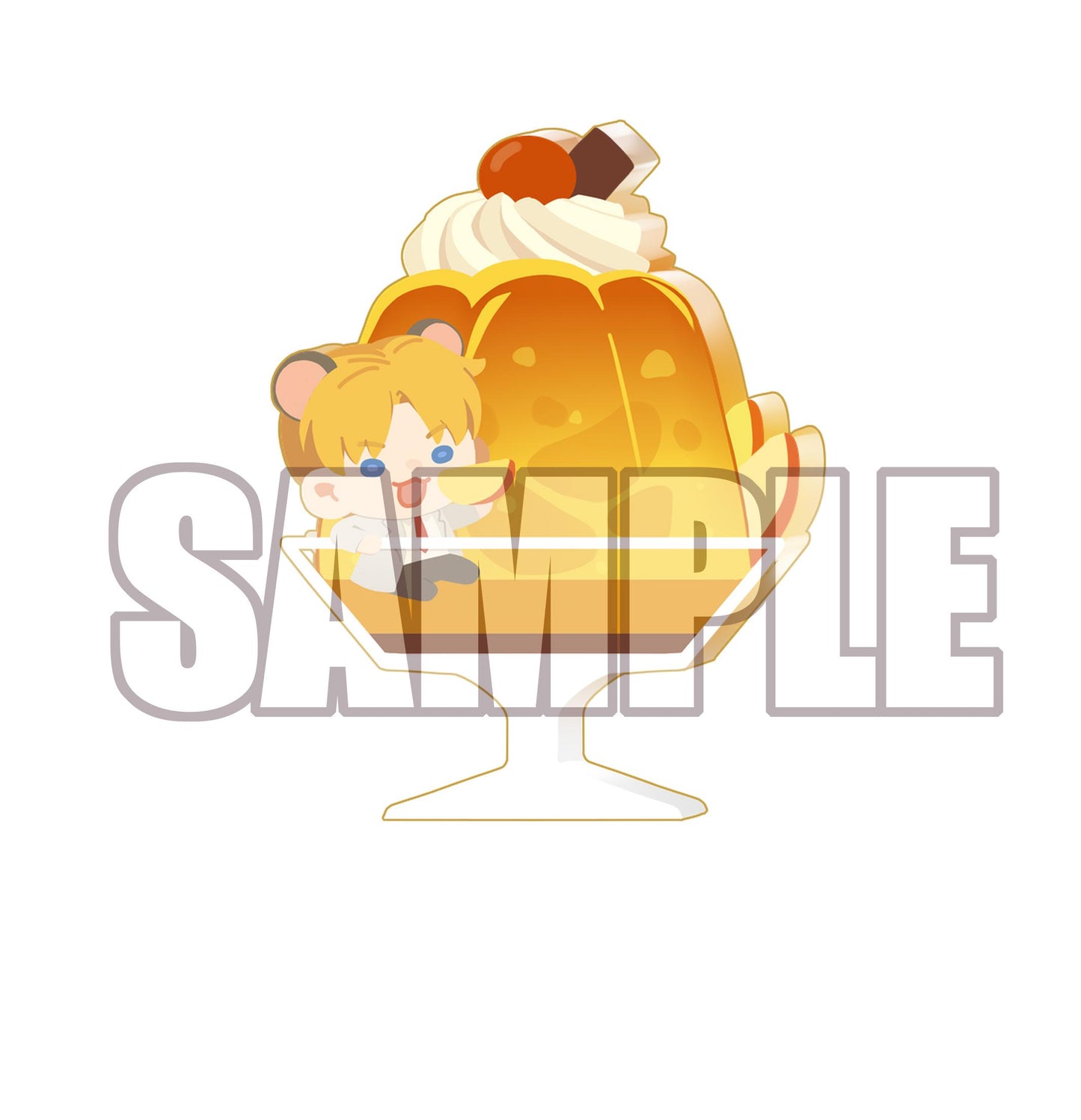 Resident Evil stars kitty coffee acrylic Stand/ stickers