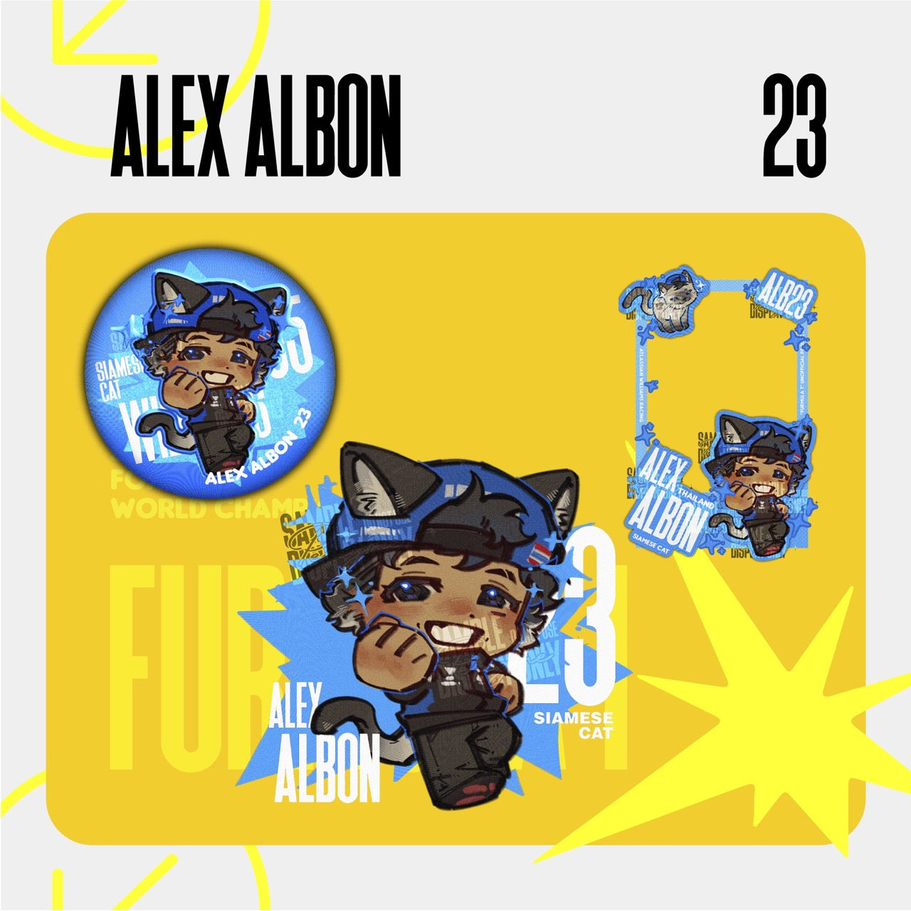 [Pre-order] “Furmula 1” F1 Animalized Drivers Fanmade Goods