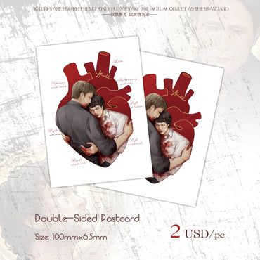 [In Stock] Hannigram Full-Bleed Borderless Acrylic Stand & Double-Sided Postcard
