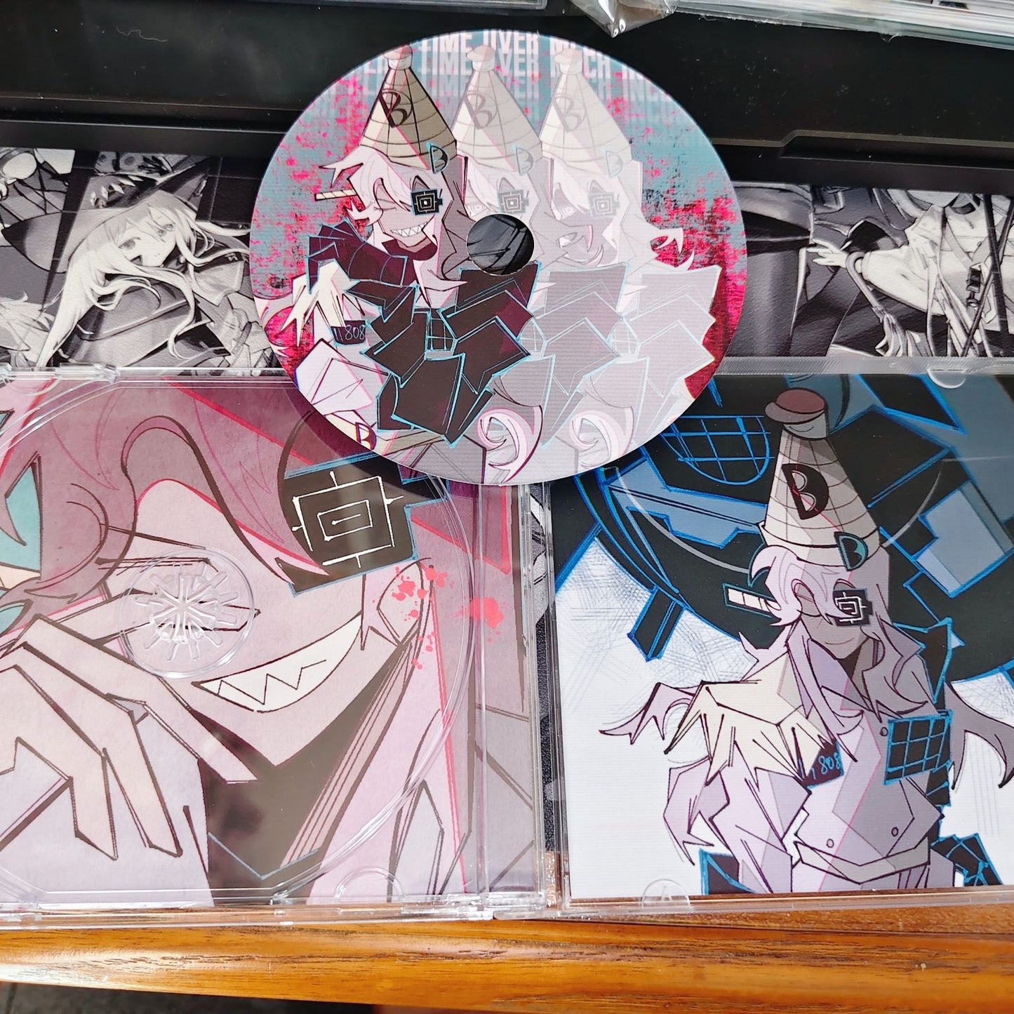 acrylic fake cd