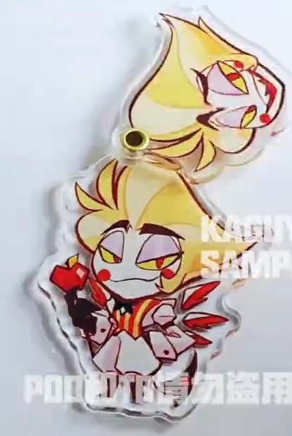 2nd Serie Face-Swiping Acrylic Keychian