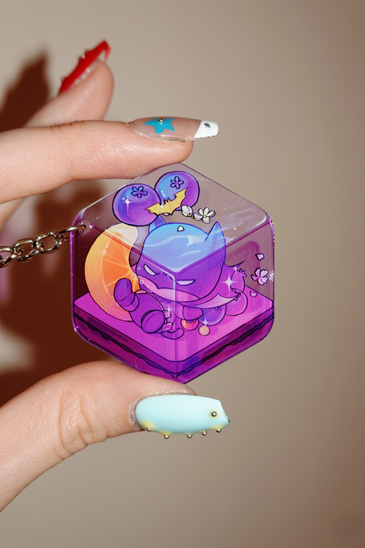 [In Stock] Superbat Wagashi Translucent Acrylic Charm