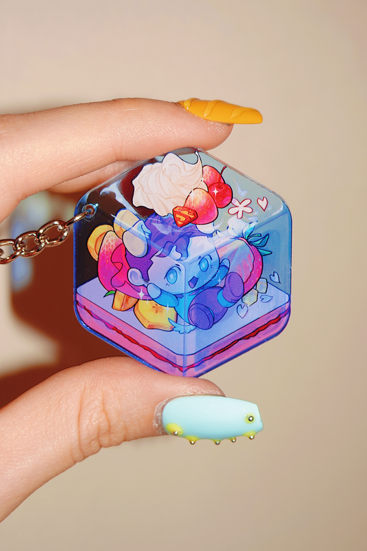 [In Stock] Superbat Wagashi Translucent Acrylic Charm