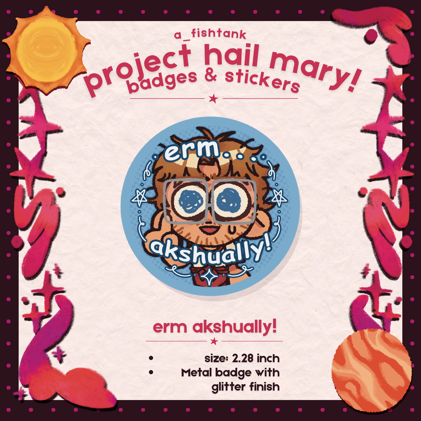 [In-stock]PHM Ryland Grace & Rocky Badge and Sticker Series