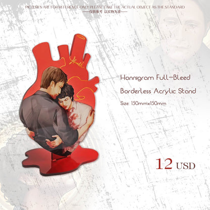 [In Stock] Hannigram Full-Bleed Borderless Acrylic Stand & Double-Sided Postcard