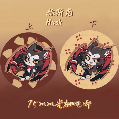 Lenticular Metal Badge