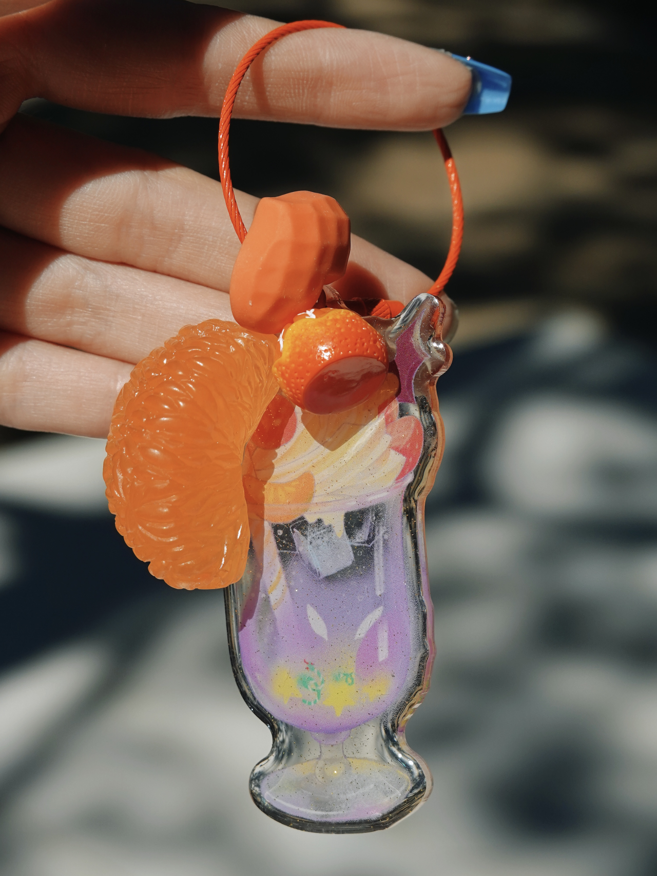 [In Stock] Gotham Kissaten/Café Series-Superbat Nightwing/Redhood Epoxy Acrylic Charm