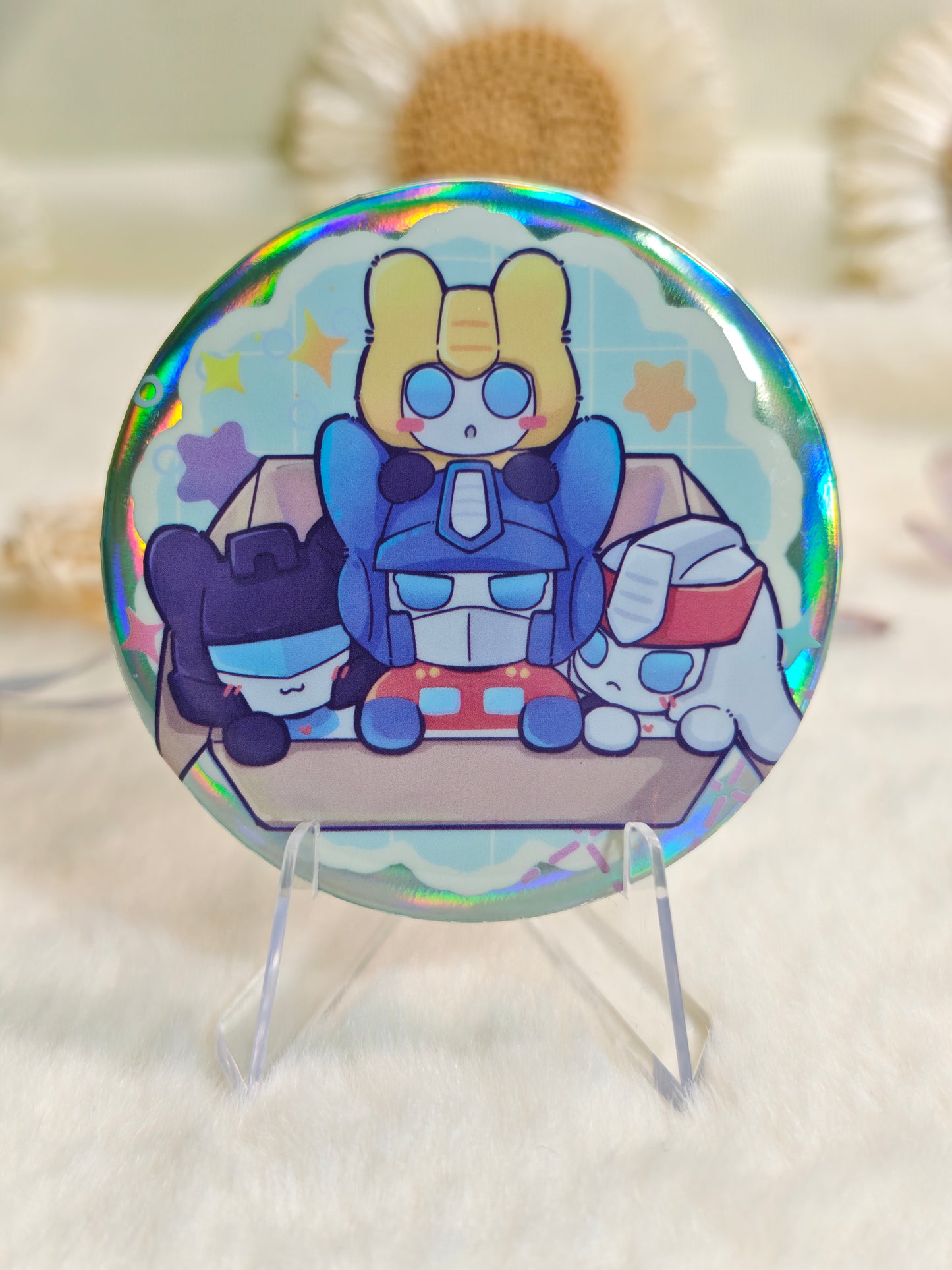 TF Acrylic Keyring & Badge Set