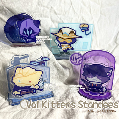 Val Agent Kittens Standees(5-7cm,3-4 pcs)