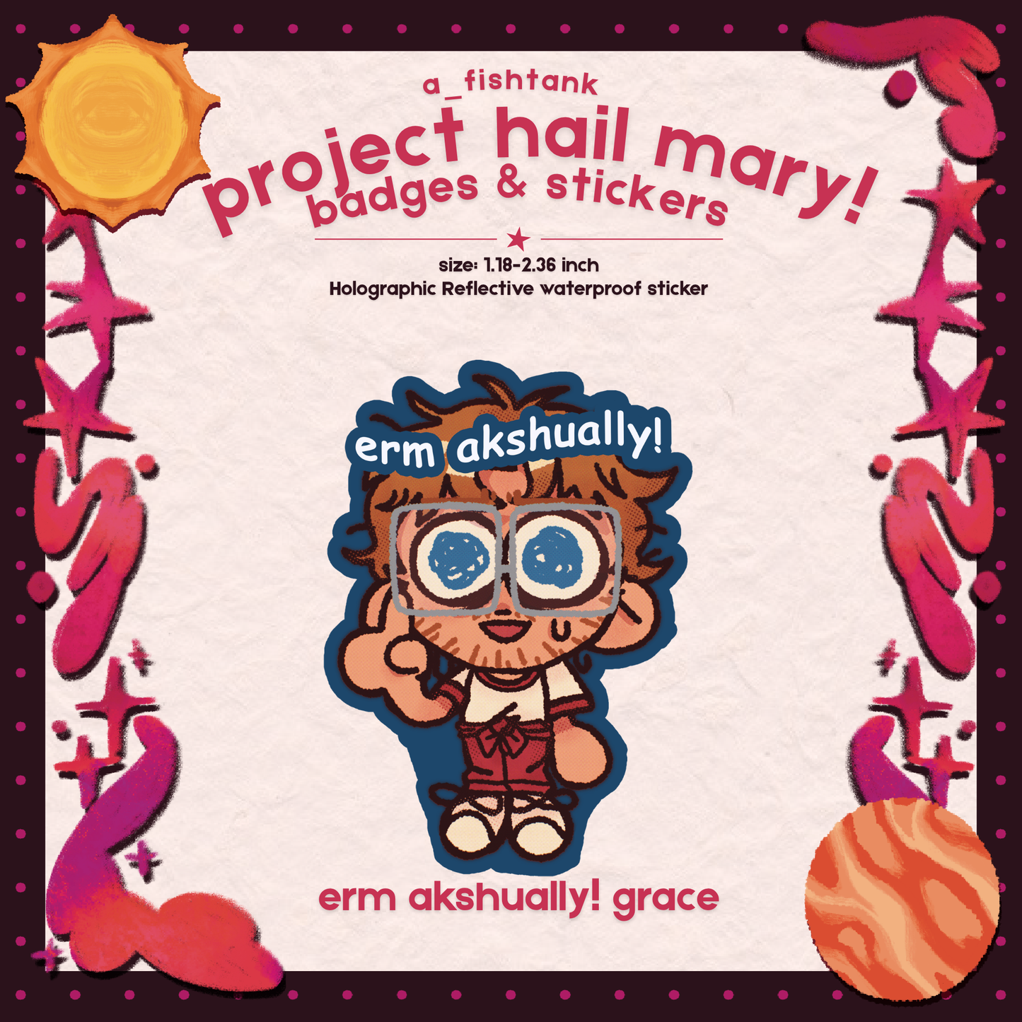 [In-stock]PHM Ryland Grace & Rocky Badge and Sticker Series