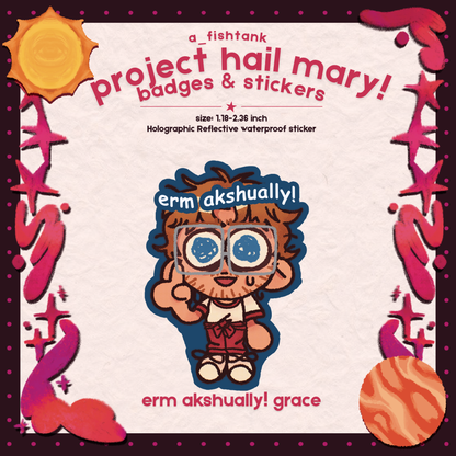 [In-stock]PHM Ryland Grace & Rocky Badge and Sticker Series