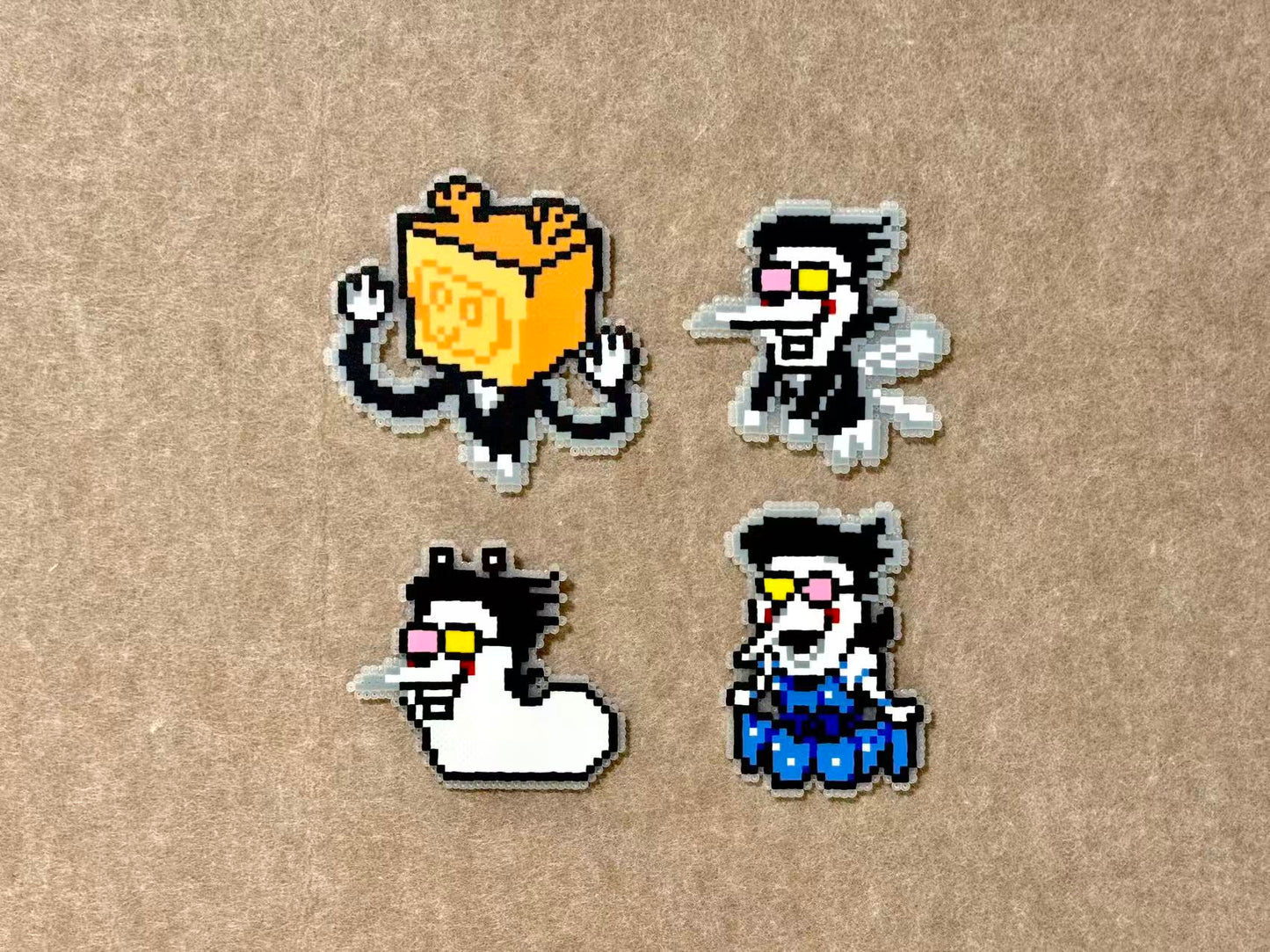 【Deltarune】Tenna+Spamton Small Seal Set (6-Piece Collection)