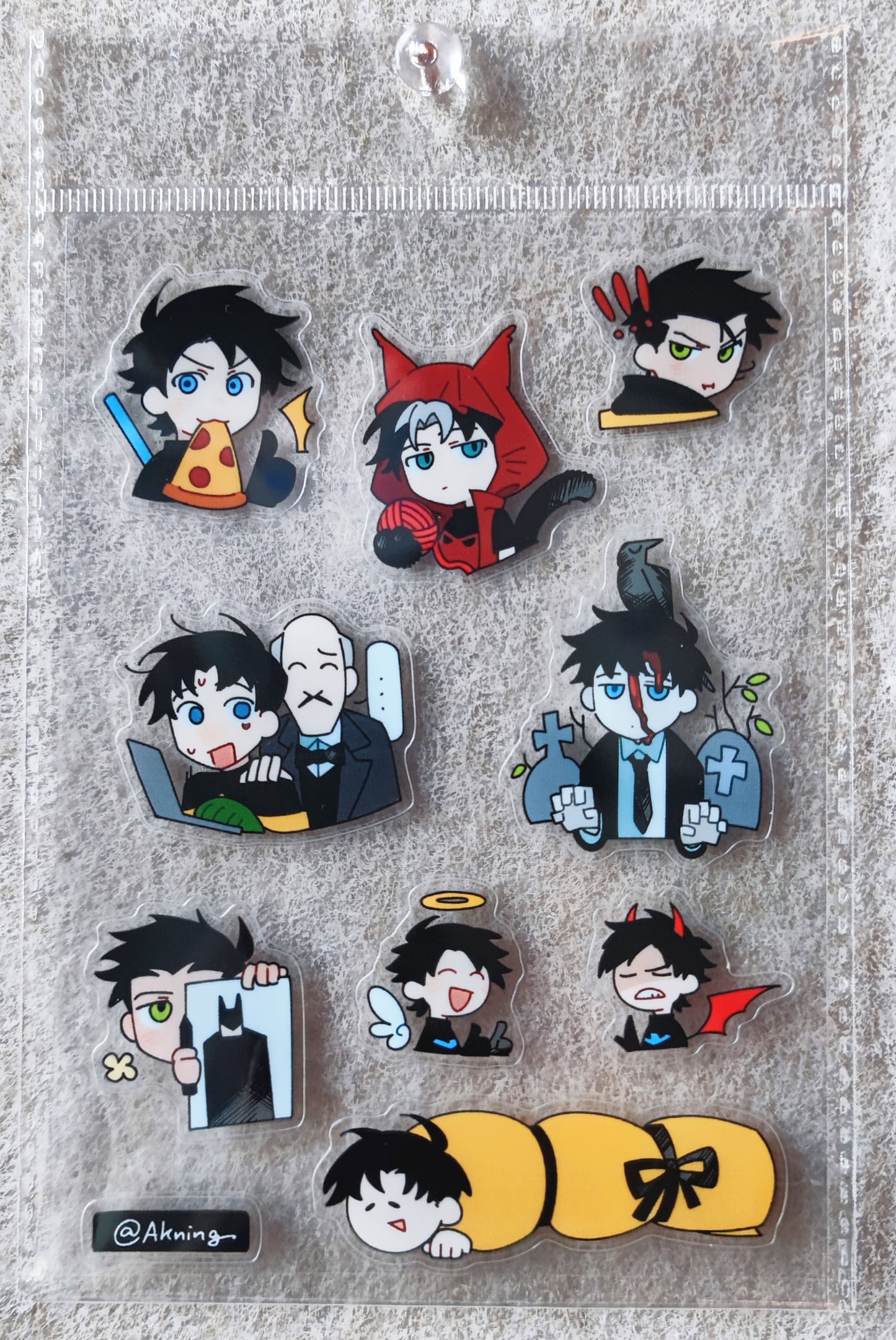 [Pre-order] Batfam PVC stickers