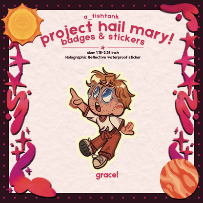 [In-stock]PHM Ryland Grace & Rocky Badge and Sticker Series