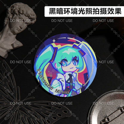 [Pre-order] Dual Glitter Badge