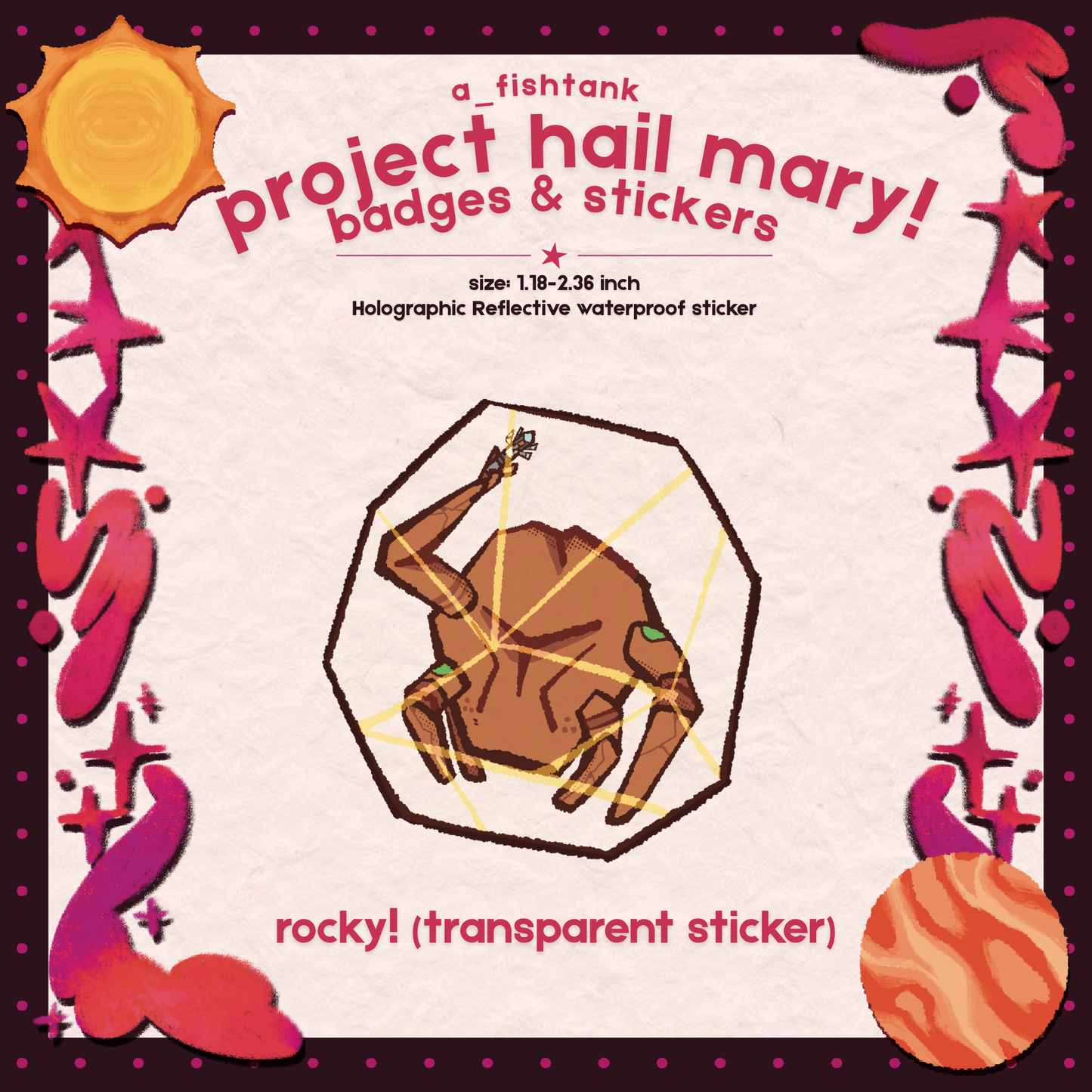 [In-stock]PHM Ryland Grace & Rocky Badge and Sticker Series