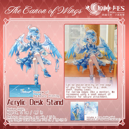 Genshin Impact-The Canon Of Wings-AcrylicDeskStand