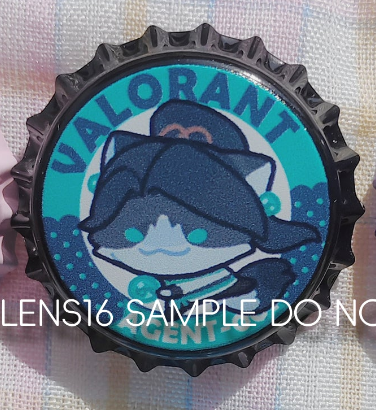 Val Agent Kittens Bottlecap Pin #1
