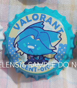 Val Agent Kittens Bottlecap Pin #1