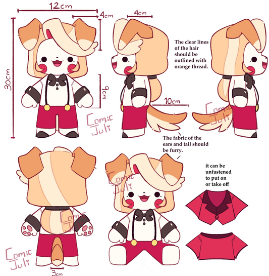 Charlie Plush puppy[Hazbin Hotel]