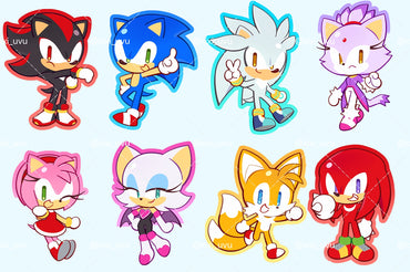 [Pre-order] Blue hedgehog cookierun stickers