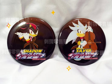 [Pre-order] Black&White hedgehog symphony badge