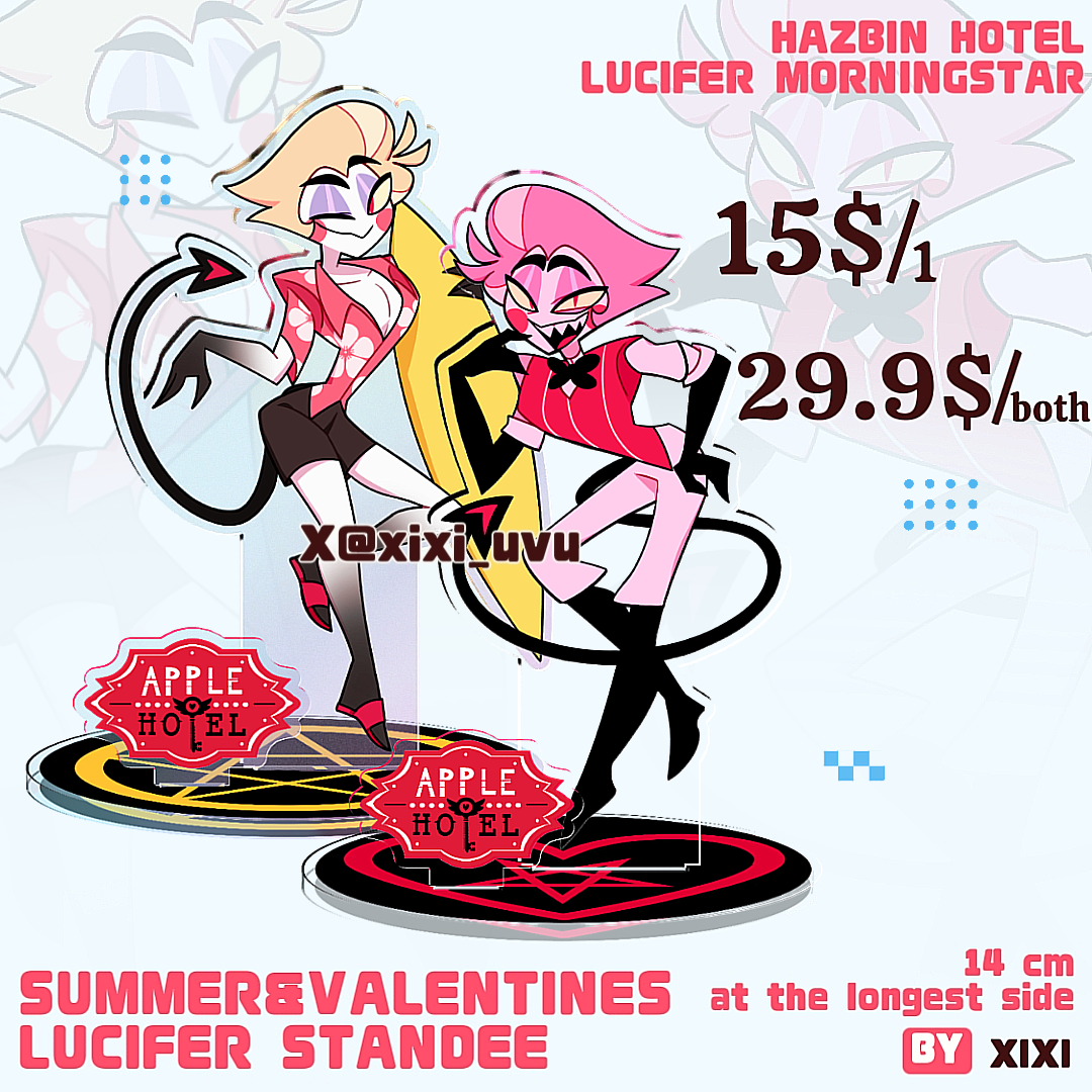 [Pre-order] Summer&valentines lucifer standee