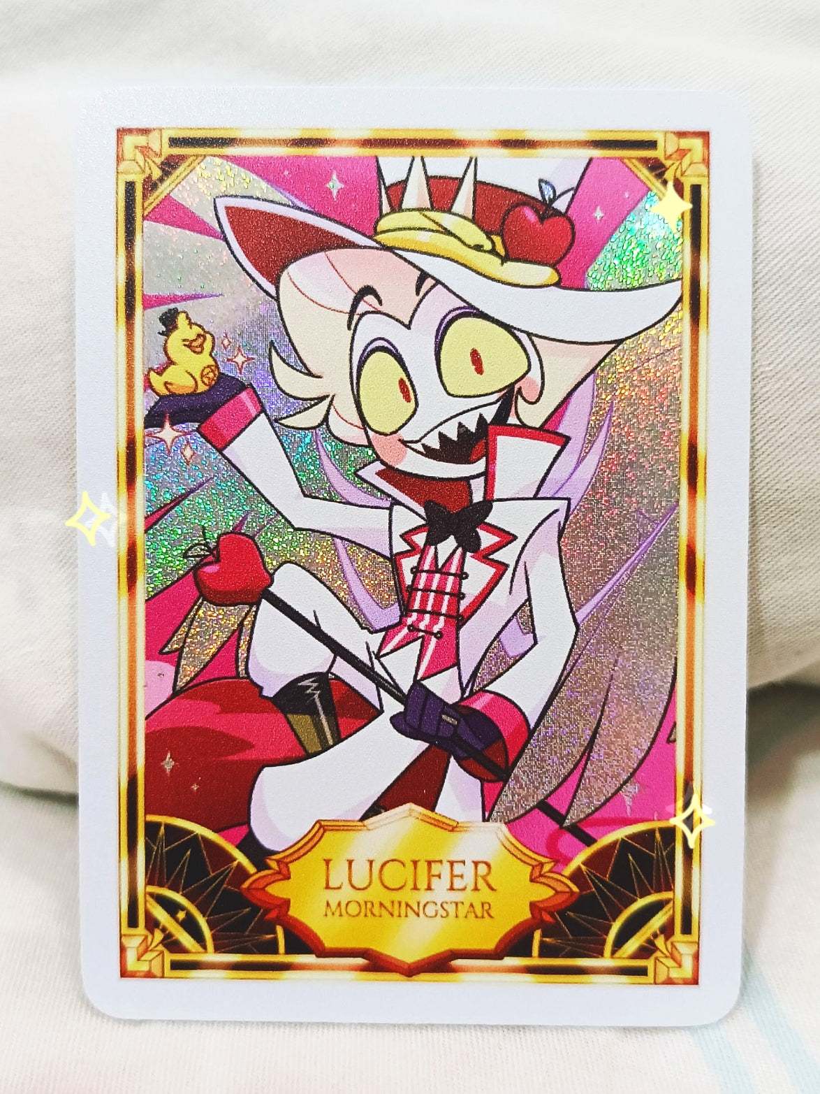 Pre-order] Lucifer chibi style holographic card – StarrToy