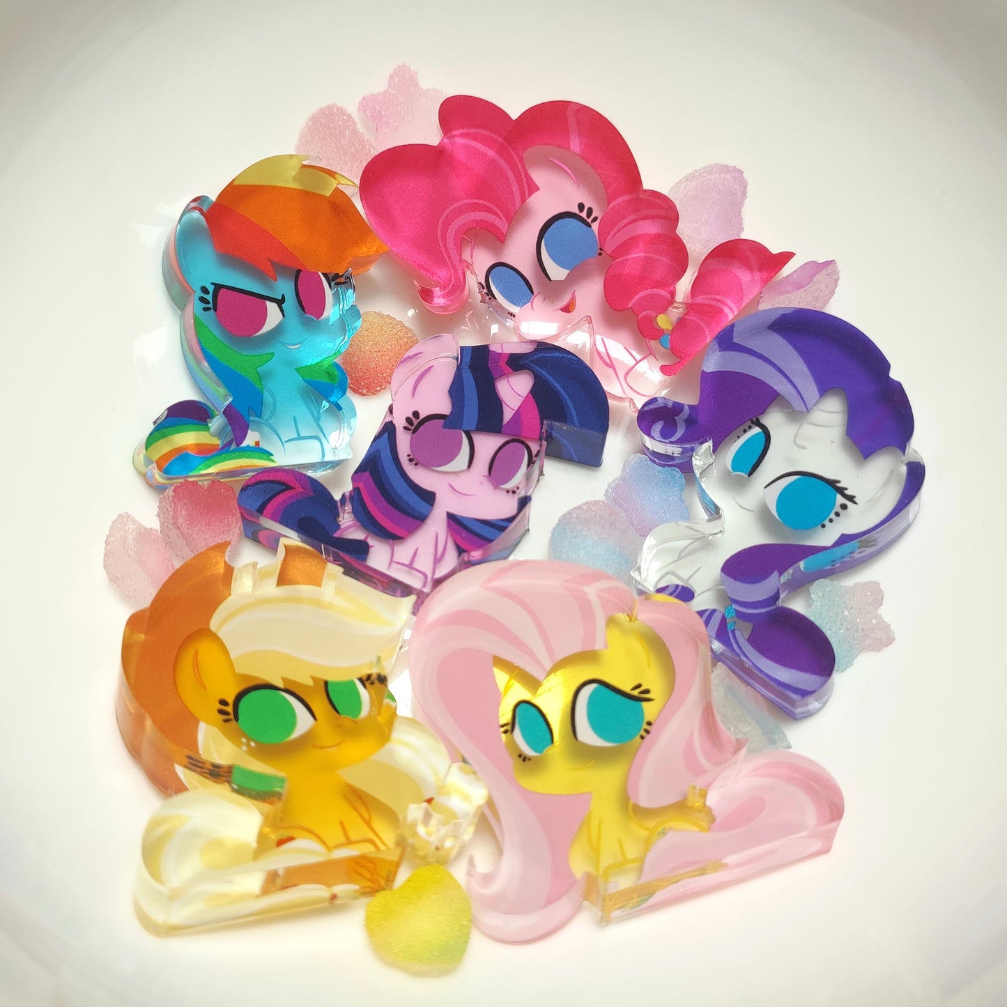 [Pre-order]MLP fan-made stained glass thick acrylic standee【Normal ver.】