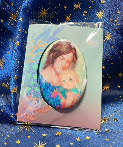 Sam&Lou Acrylic Crystal-badge